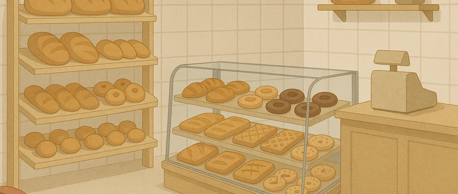 Pastries at a bakery