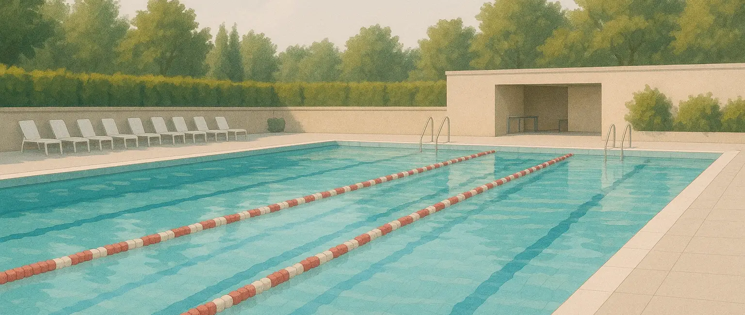 Outdoor swimming pool