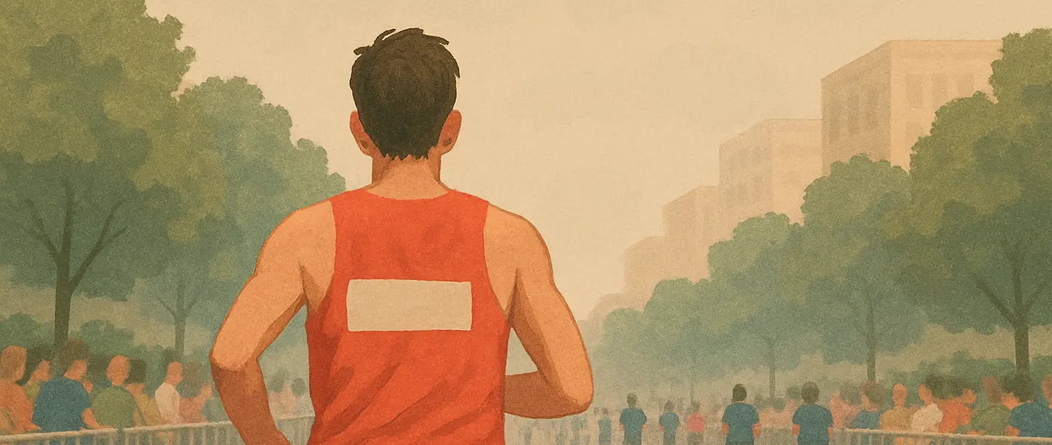 Runners training for a charity half marathon