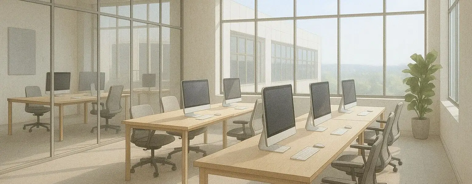 A modern office space