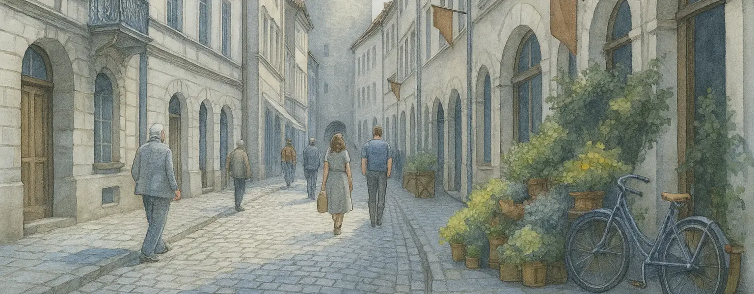 An old town of a city