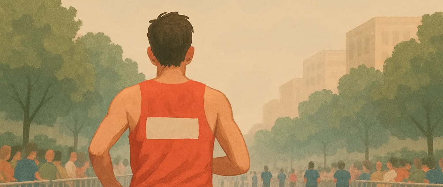 Runners training for a charity half marathon